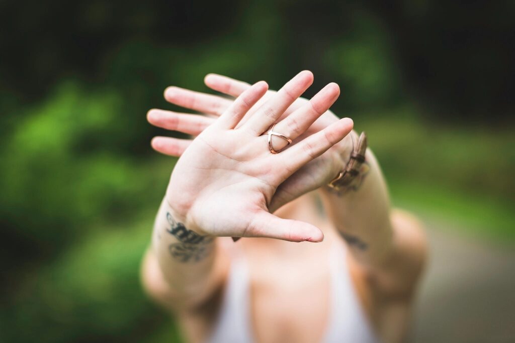 minimalist line tattoo arm